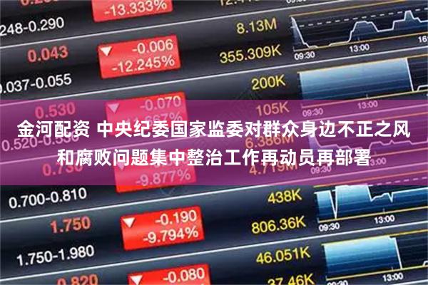 金河配资 中央纪委国家监委对群众身边不正之风和腐败问题集中整治工作再动员再部署